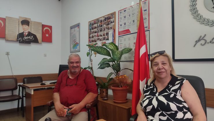 CAMİİŞERİF MAHALLESİ MUHTARI  DERİN GÜNÜÇ HANIM EFENDDİYİ ZİYARET ETTİK;
