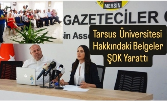 Tarsus Üniversitesi’nde Skandal  Tarsus Üniversitesi’nde, Cumhurbaşkanı Erdoğan tarafından kapatılan birim için akademik kadro ilanı verilmesi büyük bir skandala yol açtı. Akademi Derneği’nin düzenlediği basın toplantısında, eski rektör Prof. Dr. Orhan Aydın ve yönetimi hakkında çarpıcı belgeler kamuoyuna sunuldu.
