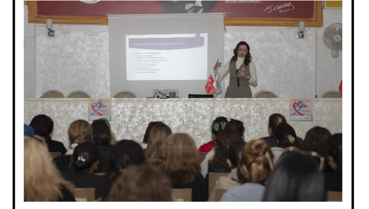 BÜYÜKŞEHİR’DEN MEME KANSERİ KONUSUNDA FARKINDALIK PROGRAMI