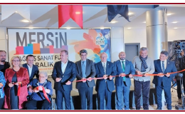 Başkan Işıkbay, Mersin Çağdaş Sanat Fuarı’nda