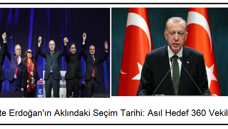 İşte Erdoğan’ın Aklındaki Seçim Tarihi: Asıl Hedef 360 Vekil