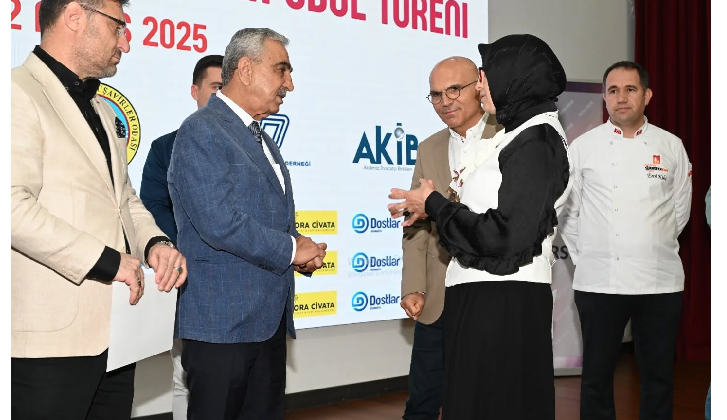 Düzenlenen ”Beceri Temelli Yarışmalar” ödül törene katılım gösterdim