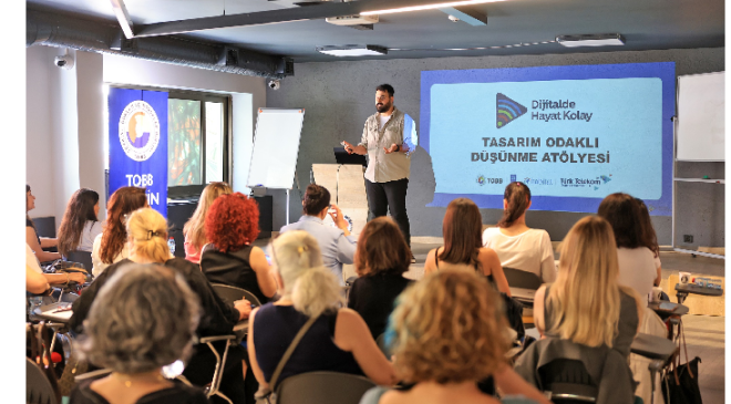 TOBB Mersin İl Kadın Girişimciler Kurulu, Habitat Derneği ve Mersin Kent Konseyi Kadın Meclisi iş birliğinde Tasarım Odaklı Düşünme Atölyesi etkinliği gerçekleştirildi.