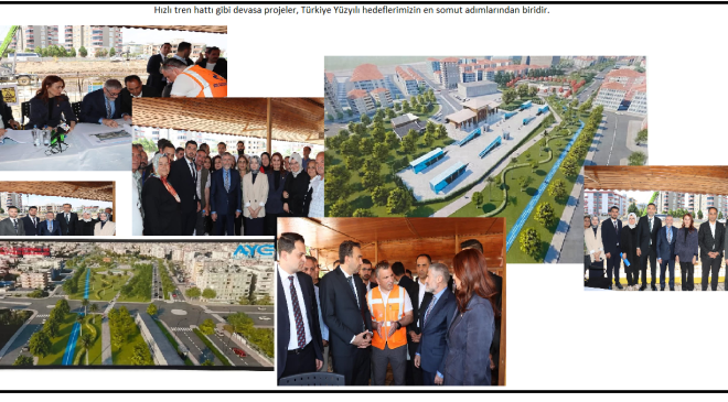 Hızlı tren hattı gibi devasa projeler, Türkiye Yüzyılı hedeflerimizin en somut adımlarından biridir.