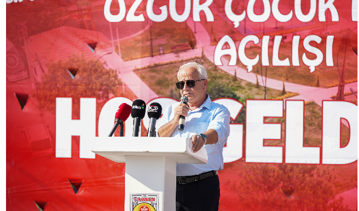 -TARSUS’TA “ÖZGÜR ÇOCUK PARKI’’ AÇILDI -TARSUS BELEDİYESİ’NDEN ÇOCUKLARA MODERN BİR PARK