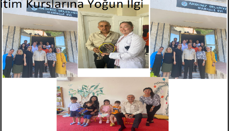 Adanalıoğlu Kültür ve Sanat Evi’ndeki Halk Eğitim Kurslarına Yoğun İlgi Bölge Halkına Büyük Katkı