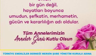 ANNELER GÜNÜ MESAJLARI