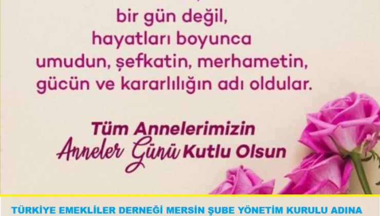 ANNELER GÜNÜ MESAJLARI