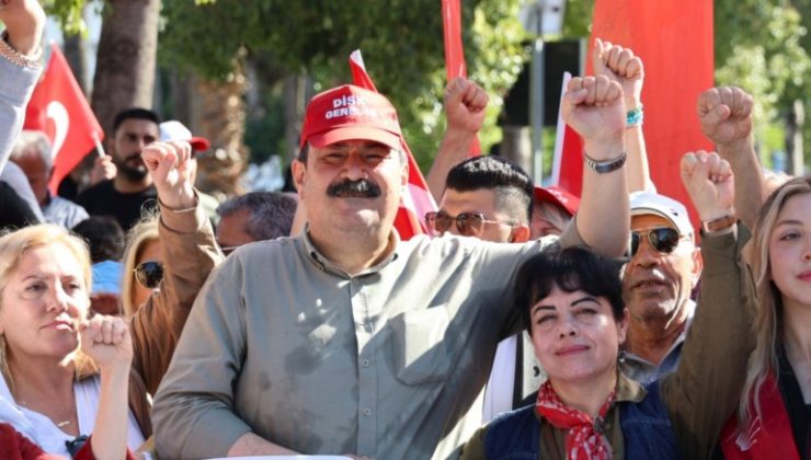 BAŞKAN YILDIZ, 1 MAYIS’I EMEKÇİLERLEKUTLADI   MERSİN’DE 1 MAYIS COŞKUYLA KUTLANDI