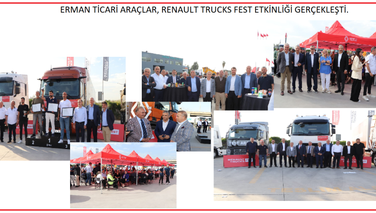ERMAN TİCARİ ARAÇLAR, RENAULT TRUCKS FEST ETKİNLİĞİ GERÇEKLEŞTİ.