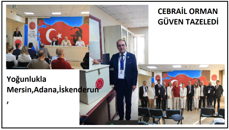 MERGÜMDER BAŞKANI CEBRAİL ORMAN GÜVEN TAZELEDİ
