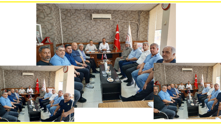MERSİN ÇERMİKLİLER DERNEĞİ BAŞKANI; REMZİ GÜMÜŞTEKİN HEMŞERİLERİYLE BAYRAMLAŞTI;