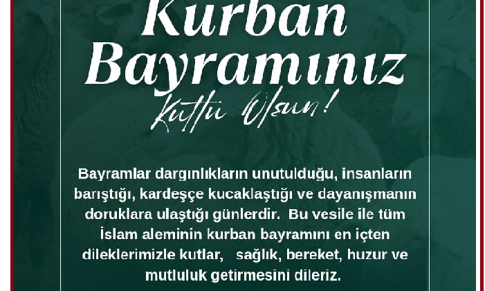 KURBAN BAYRAMI KUTLAMA MESAJLARI