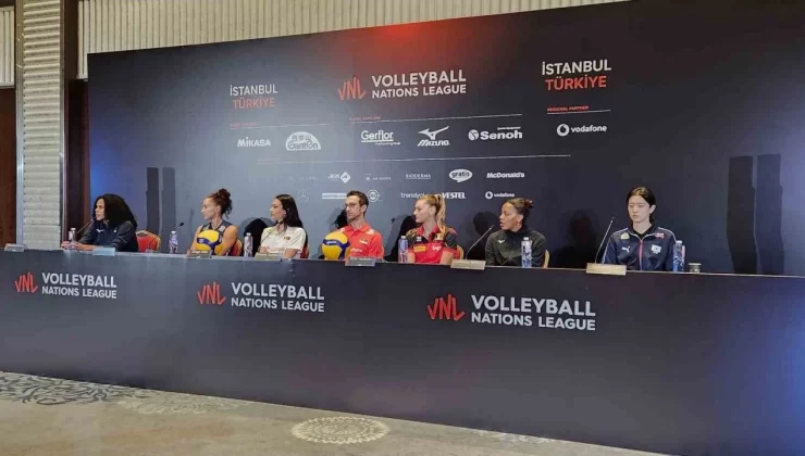 FIVB Kadınlar Milletler Ligi’nin İstanbul etabının basın toplantısı yapıldı