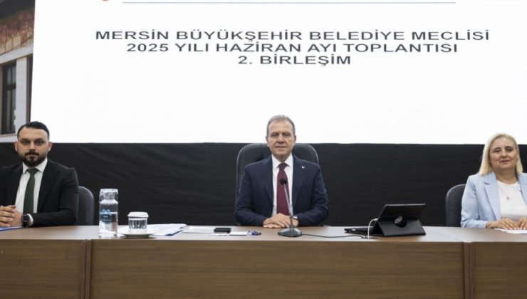 MERSİN BÜYÜKŞEHİR BELEDİYE MECLİSİ’NİN HAZİRAN AYI 2. BİRLEŞİMİ GERÇEKLEŞTİRİLDİ:  SEÇER: “ÇOCUKLARIMIZIN DAHA GÜVENLİ BİR GELECEKTE YAŞAMALARI İÇİN ÇALIŞMAYA DEVAM EDECEĞİZ” “MAHALLE MUTFAĞI SAYIMIZ TOPLAM 55’E ÇIKTI” “BU KENTTE İMAR KİRLİLİĞİNE MÜSAADE ETMEYİZ”