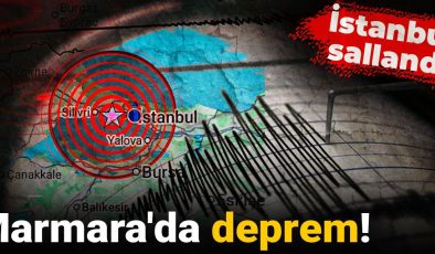 Son Dakika | Marmara’da deprem! İstanbul sallandı