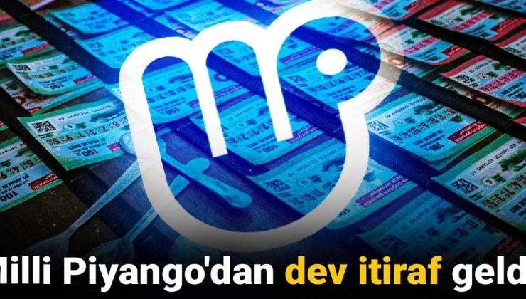 Milli Piyango’dan dev itiraf geldi!
