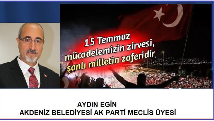 15 temmuz anma mesajları