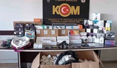 Mersin’de 2 milyon liralık kaçakçılık operasyonu