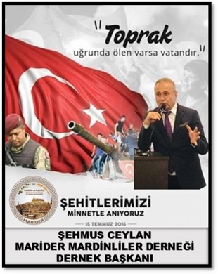 ŞEHMUS CEYLANDAN 15 TEMMUZ MESAJI