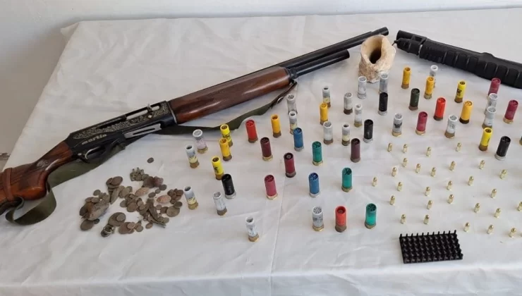 Mersin’de 84 parça tarihi eser ele geçirildi