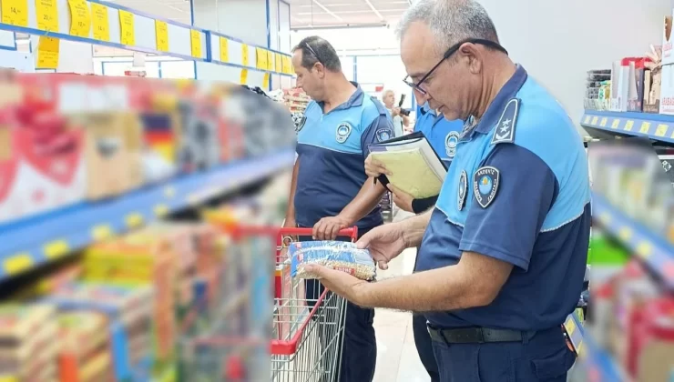 Akdeniz Belediyesi’nden Zincir Marketlere Sıkı Denetim