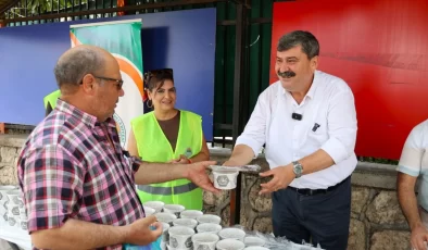 Toroslar Belediyesi’nden Geleneksel Aşure İkramı