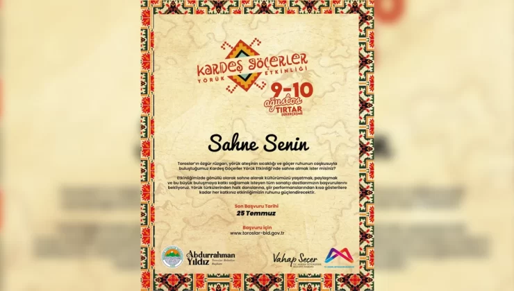 toroslar Belediyesi’nden “Kardeş Göçerler Yörük Etkinliği