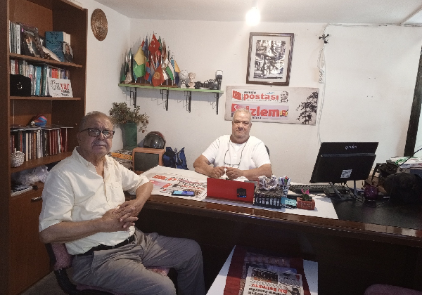 Demokrat Parti Mersin İl Başkanı Halil Yalın’dan Gazetemize ziyaret.