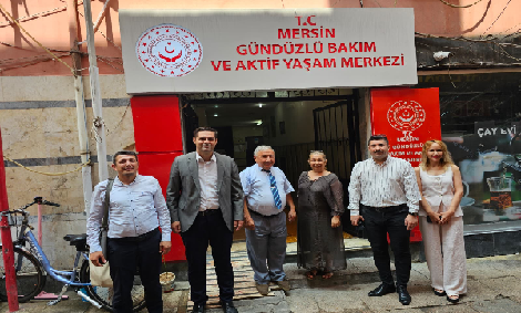 KAYMAKAM GÜLENÇ TEN YÜZ YILIN PROJE MERKEZINE ZİYARET.