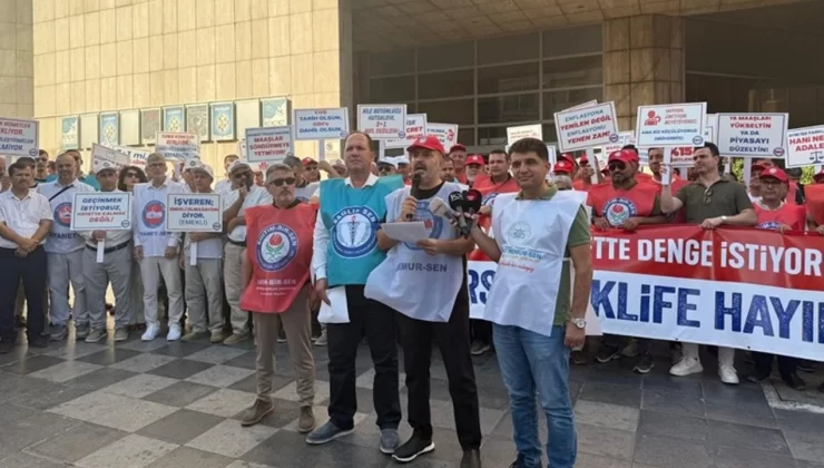 Mersin’de Kamu Emekçilerinden Zam Teklifine Tepki