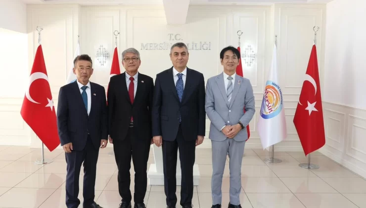 Mersin Valisi Toros, Japonya’nın Wakayama Valisi ile Görüştü