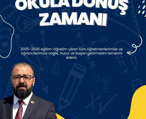 2025-2026 eğitim öğretim yılı kutlama mesajı