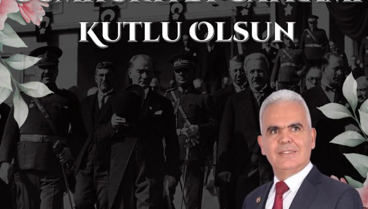 29 ekim  cumhuriyet bayramı kutlama mesajı