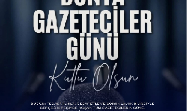 Bugün; fedakârlıkla, cesaretle ve sorumluluk bilinciyle gerçeğin peşinde koşan tüm gazetecilerin günü.