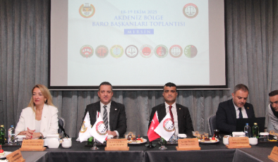 AKDENİZ BÖLGE BARO BAŞKANLARI TOPLANTISI MERSİN BAROSU’NUN EV SAHİPLİĞİNDE YAPILDI