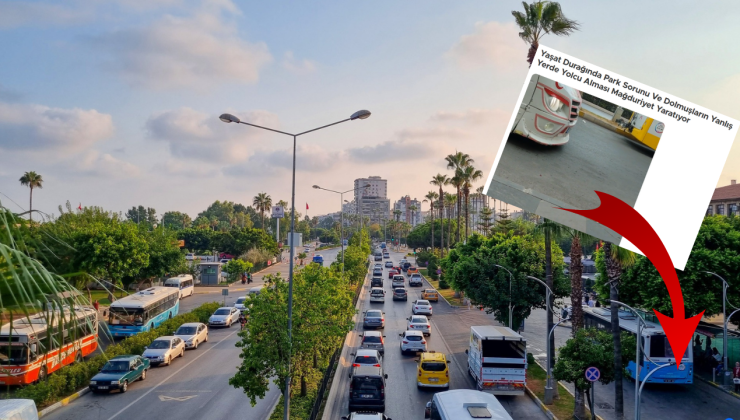 Mersin’de Yaşat Durağı kilitlendi: Park ihlali ve dolmuş kaosu vatandaşı çileden çıkardı