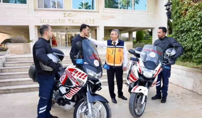 Mersin’de motorize ambulanslar hizmete girdi