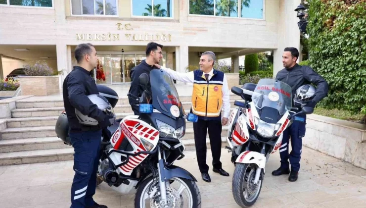 Mersin’de motorize ambulanslar hizmete girdi