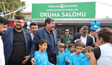 Toroslar’da Dördüncü Okuma Salonu Açıldı