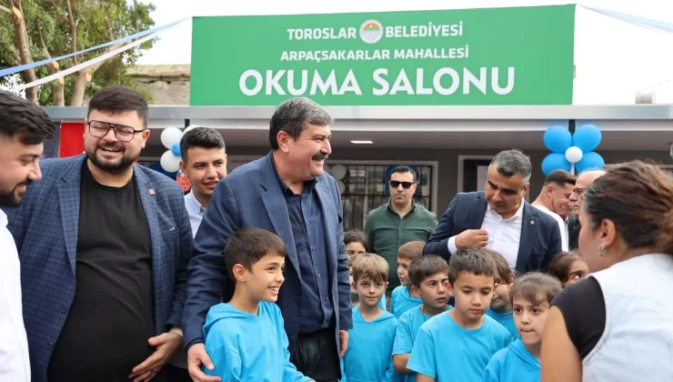 Toroslar’da Dördüncü Okuma Salonu Açıldı