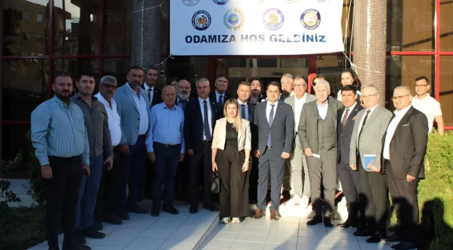 Mersin Oda ve Borsa Başkanları Anamur’da Buluştu