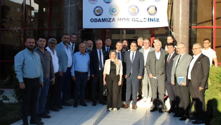 Mersin Oda ve Borsa Başkanları Anamur’da Buluştu