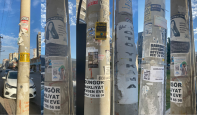Mezitli’de direkler reklam panosuna döndü: Çevrecilerden estetik uyarısı