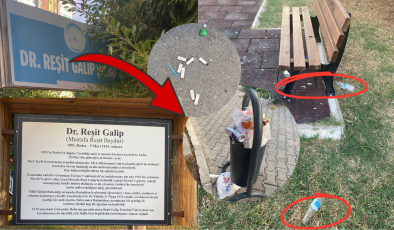 Temizliğin unutulduğu park: Reşit Galip’in adına yakışmıyor