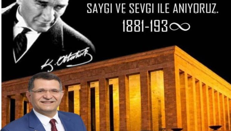 10kasım ulu önder atatürk ün ölümünün 87  yıldönümü anma mesajları