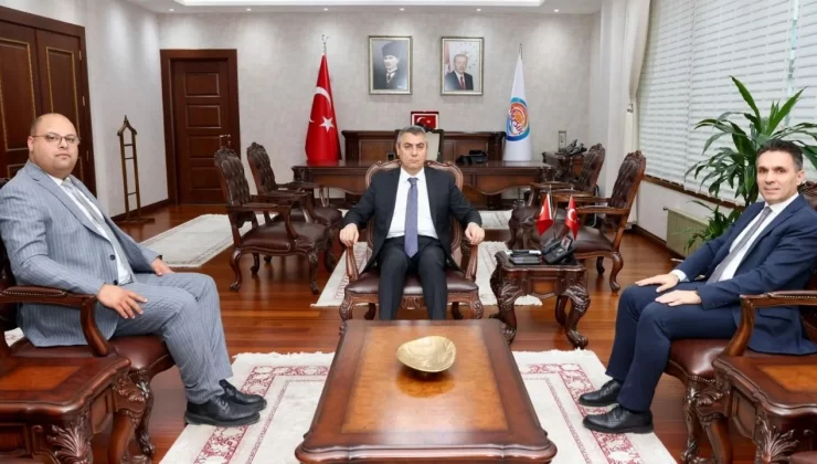 Vali Toros, KKTC Mersin Başkonsolosu Çağatay’ı kabul etti