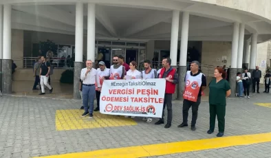 Mersin’de sağlık emekçilerinden adalet çağrısı: “Eşit işe eşit ücret!”