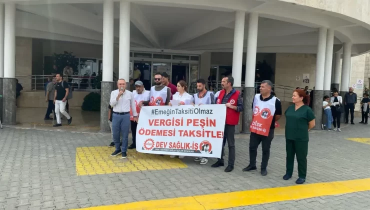 Mersin’de sağlık emekçilerinden adalet çağrısı: “Eşit işe eşit ücret!”