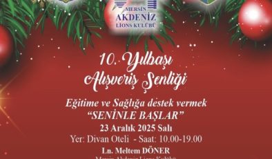 Mersin Akdeniz Lions Kulübü tarafından geleneksel hale getirilen Yılbaşı Alışveriş Şenliği, bu yıl 10. kez düzenleniyor.